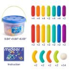 Rainbow Magnetic Building Sticks - 60 Pcs - Image 7